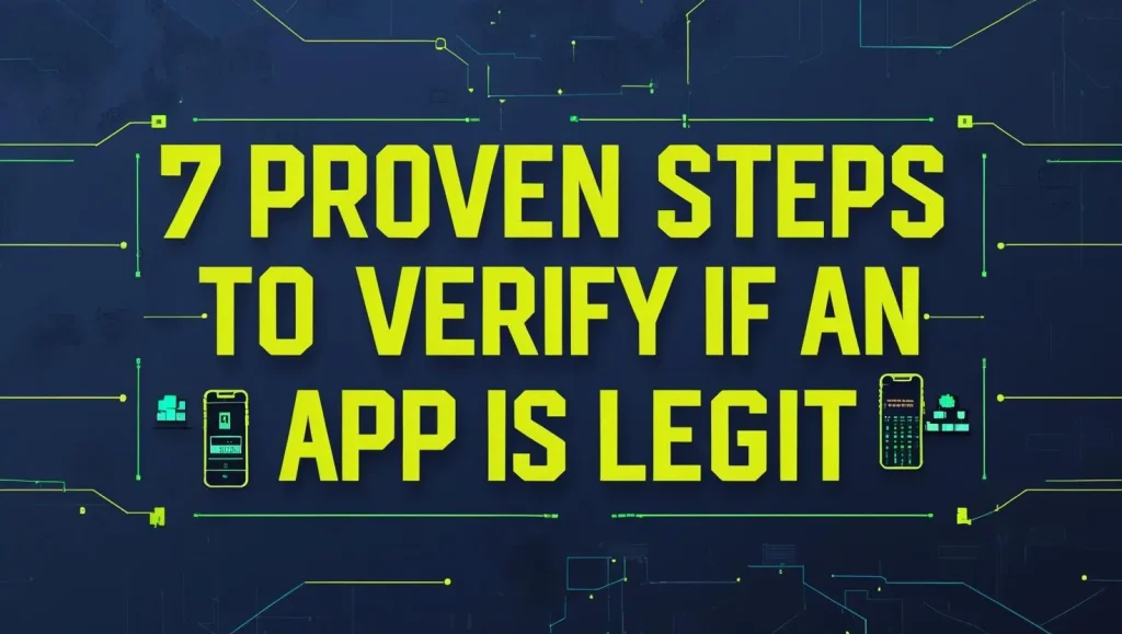 verify if an app is legit