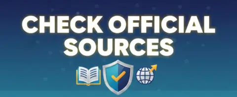 check official sources